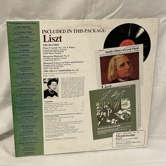 Piano Concerto No. 2 In A Major Hungarian Rhapsody No. 6 Hungarian Fantasy FW310 - Picture 3 of 8